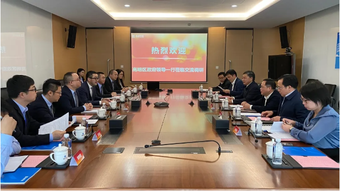 高明區(qū)區(qū)委書記楊永泰一行到MK体育環(huán)境調(diào)研
